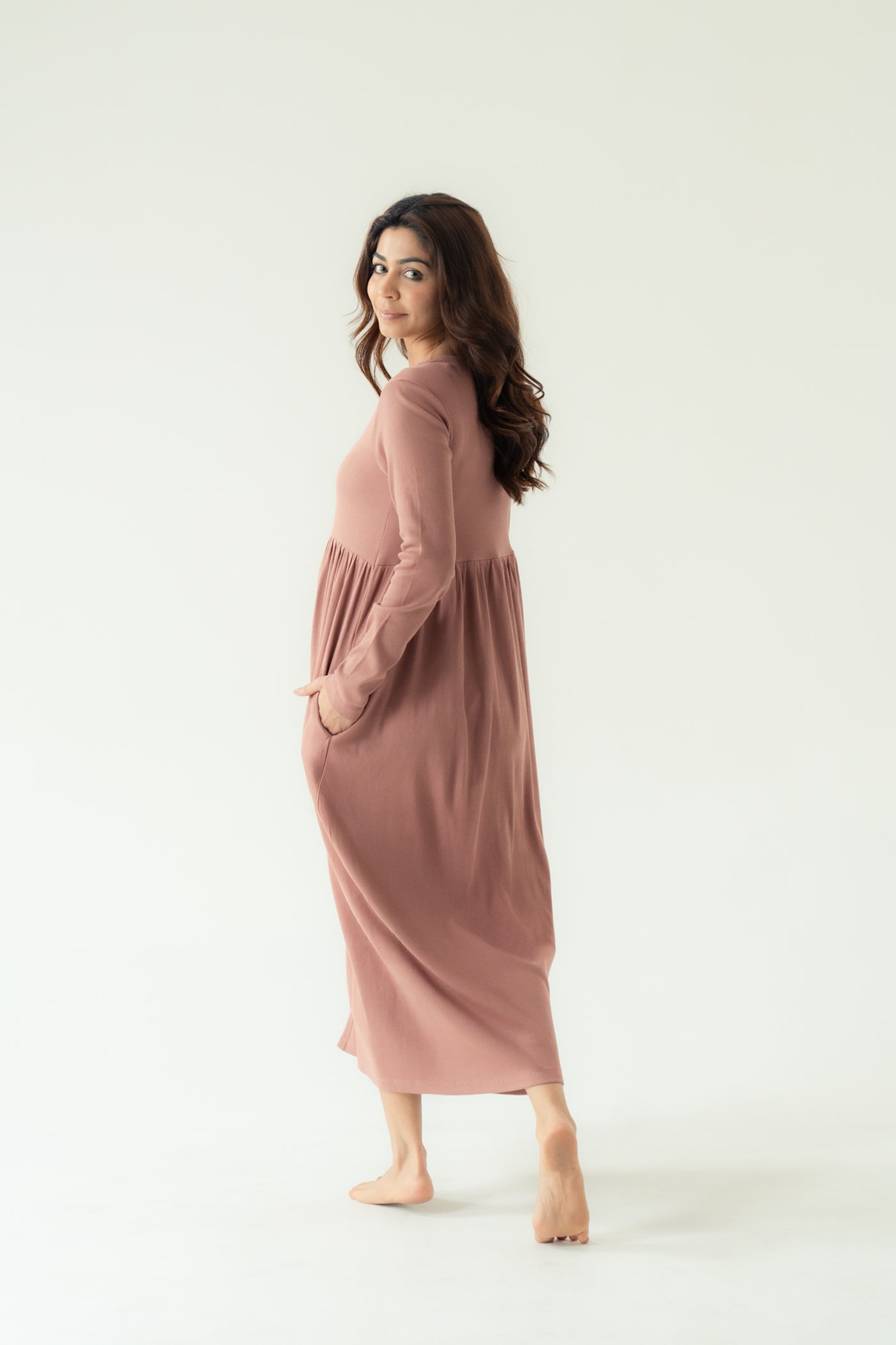 Soft Ribbed Dress