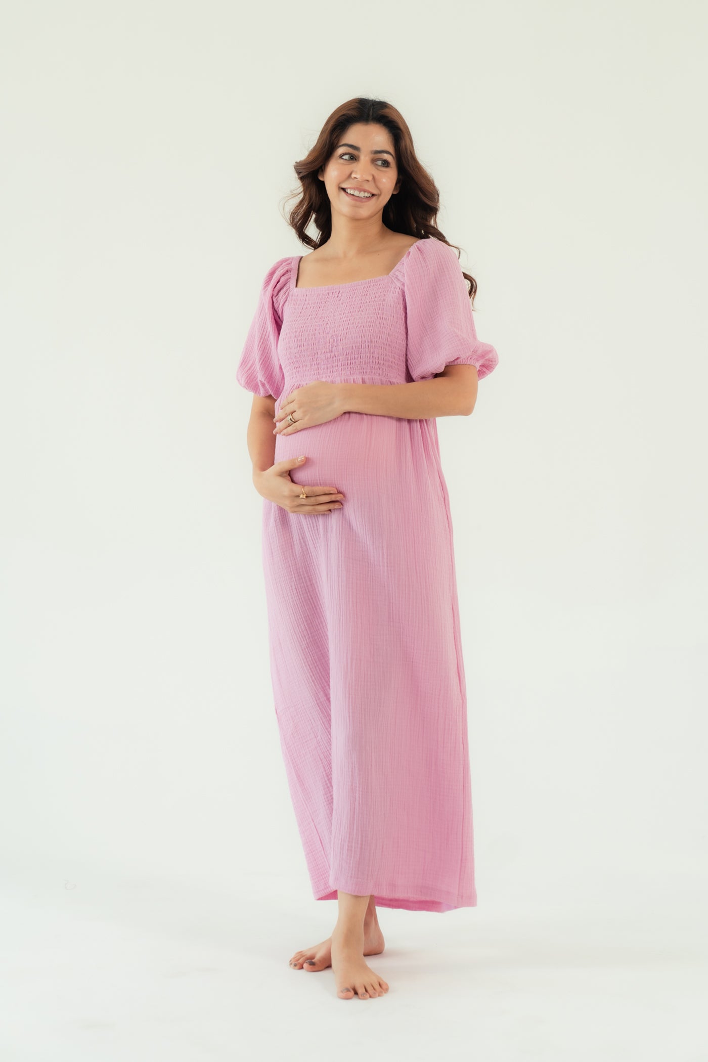 Blush Muslin Breeze Dress