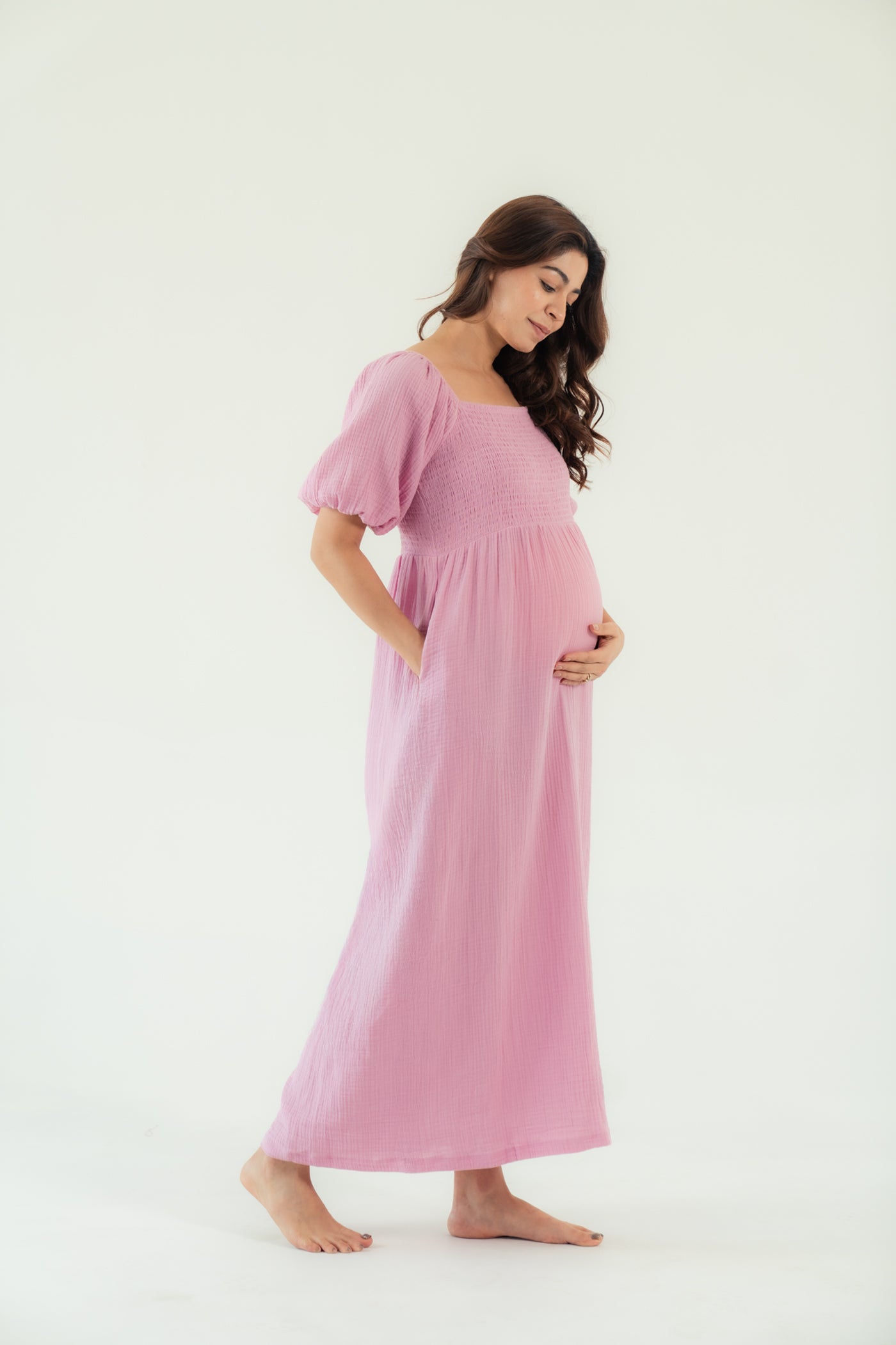 Blush Muslin Breeze Dress