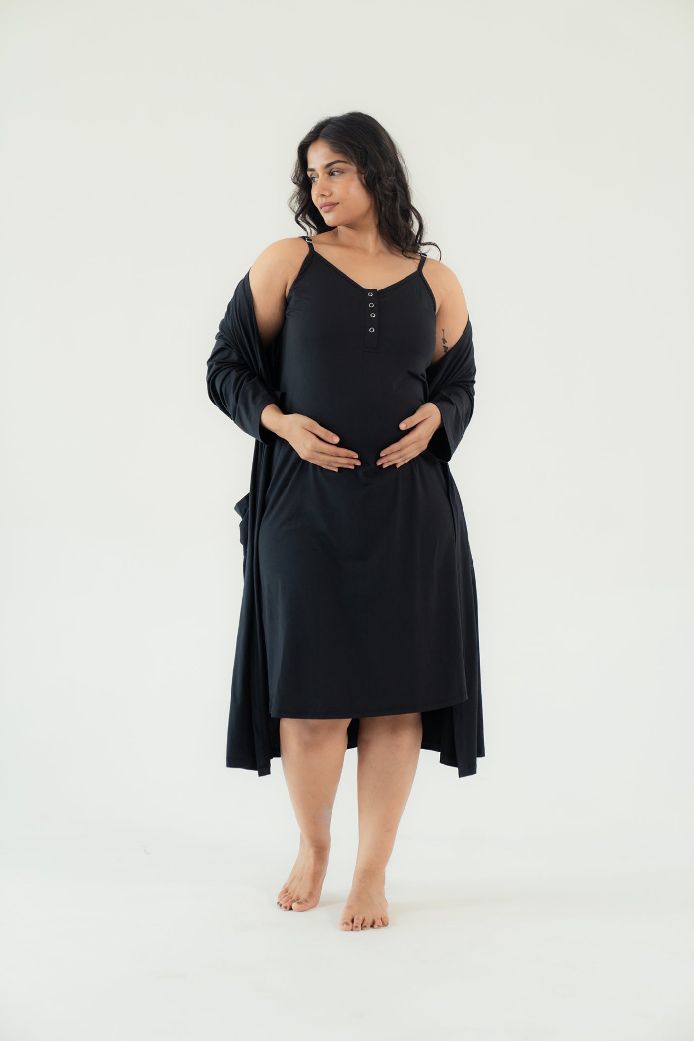 Streachy Ease Set Black (2-Piece)