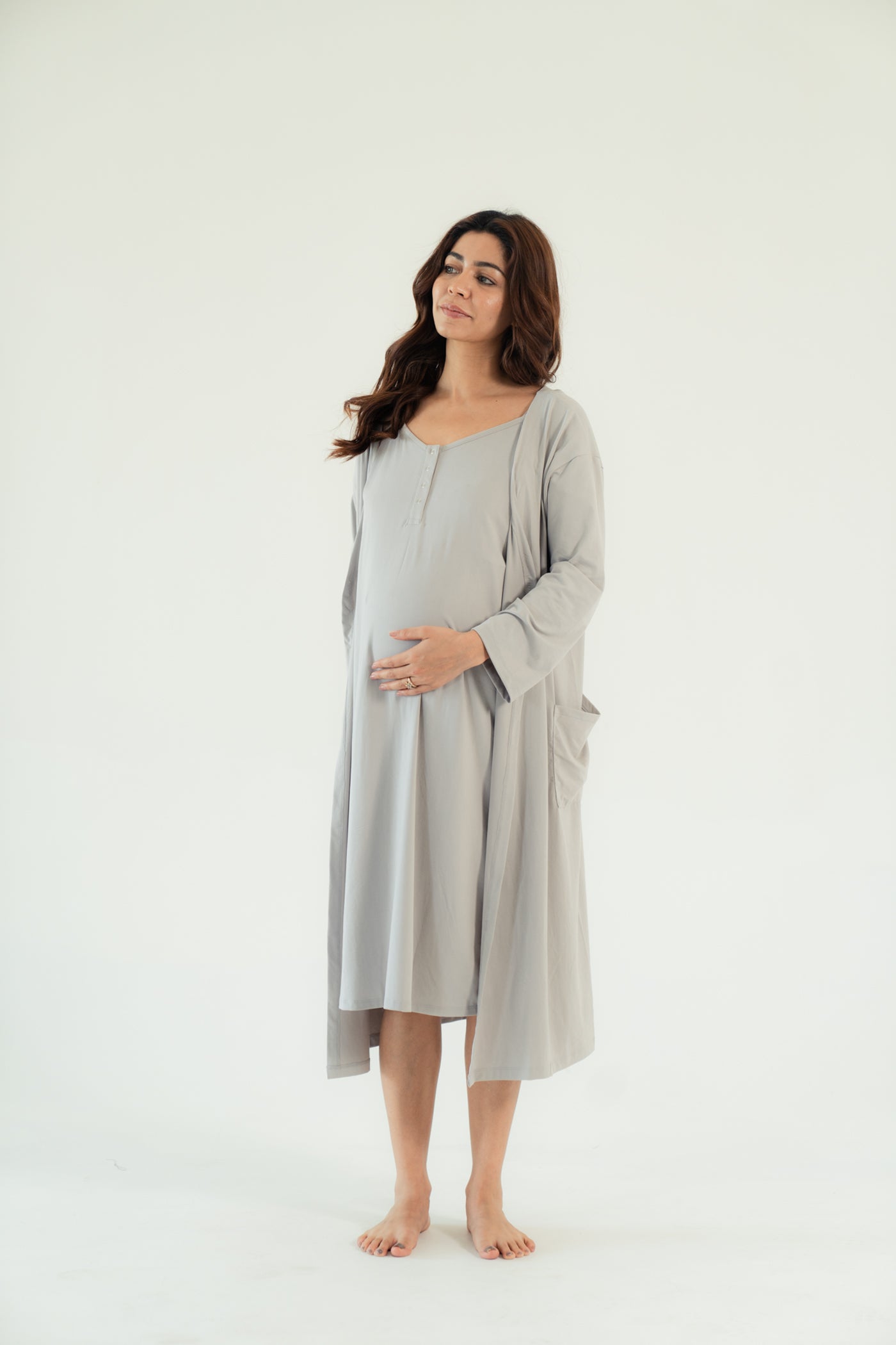 Streachy Ease Set Grey (2-Piece)